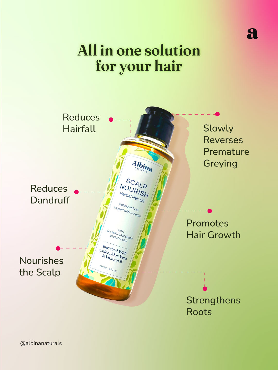 Scalp Nourish Herbal Hair Oil